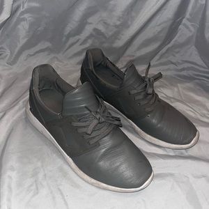Grey Leather Aldo Sneakers